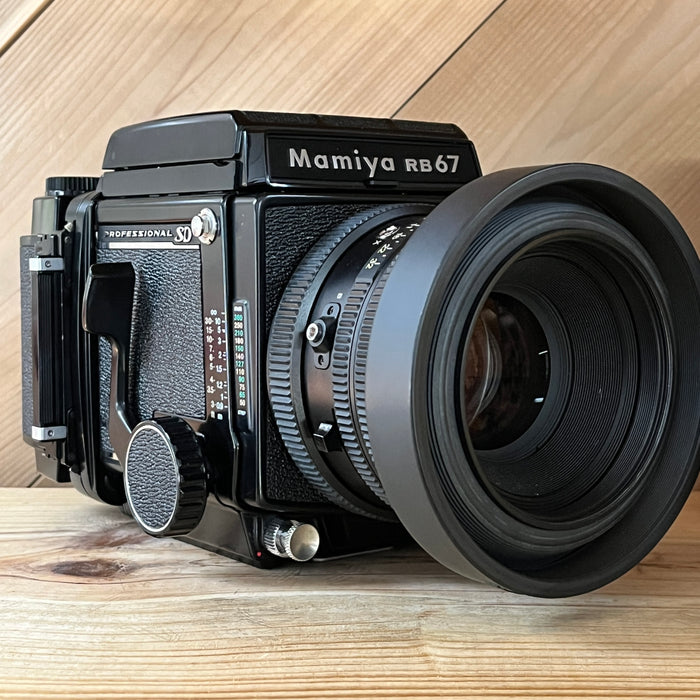 Mamiya RB67 Professional SD with 2 Lenses, waist level viewfinder