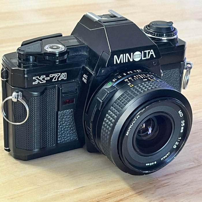 Minolta X-7A w/ 35mm lens 2.8