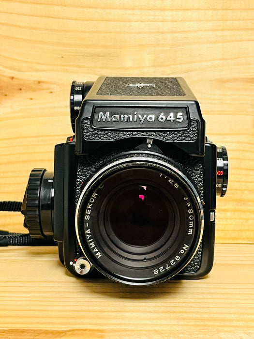 Mamiya 645J - 80mm f/2.8 w/ 2-viewfinders