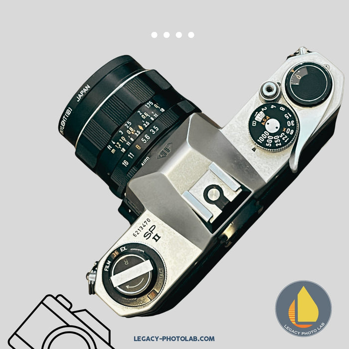 Asahi Pentax Spotmatic SLR with Asahi Pentax 28mm f/3.5 lens