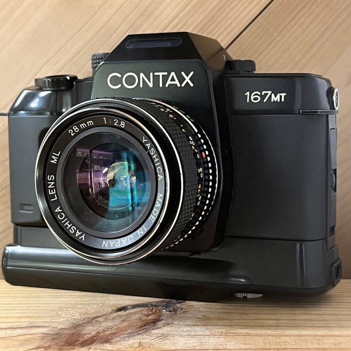 Contax 167 MT 35mm SLR W/28mm 1.7 lens (9617)