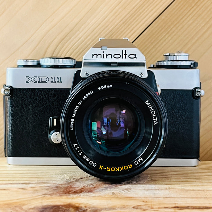 Minolta XD11 “poor man’s Leica” w/50mm 1.7f