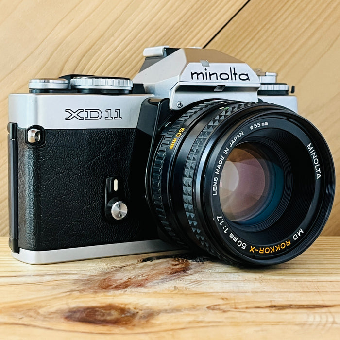 Minolta XD11 “poor man’s Leica” w/50mm 1.7f