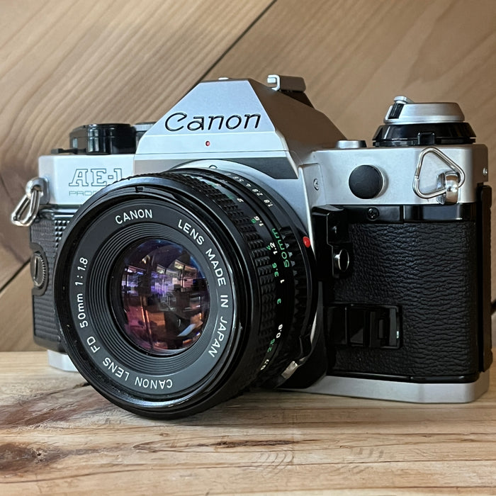 Canon AE-1 Program w/50mm 1.8 Lens (7698)