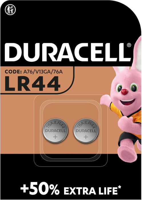 1.5 V LR44 AG13 Silver Oxide 2 pack- Film Camera Battery Duracell