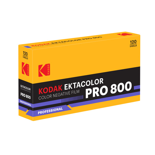 Kodak Ektacolor Pro 800 ISO 800 120 Color Film - Medium Format Professional C-41 (Single Roll)