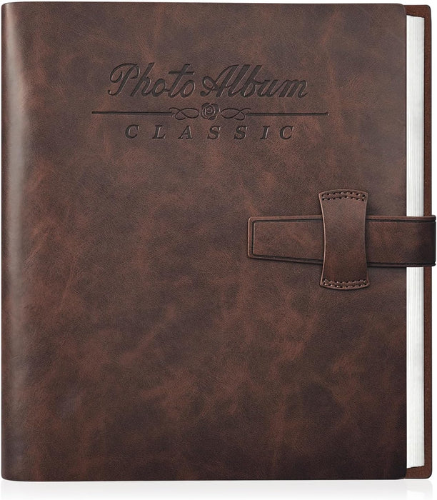Artmag 4x6 Photo Album – Holds 200 Photos (Leather Cover)
