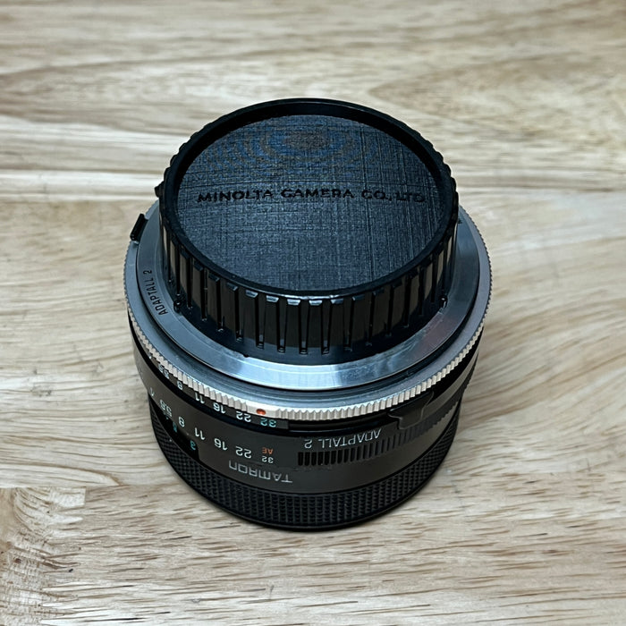 Tamron 28mm f2.5 Adaptall 2 02B Lens, Minolta MD Mount (9758)