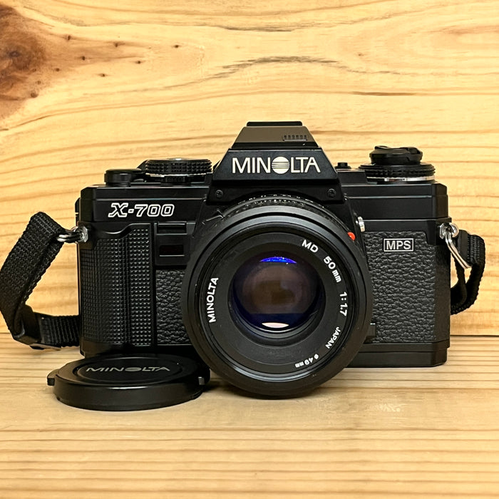 Minolta X-700 SLR 35mm Film Camera w/ 50mm f/1.7