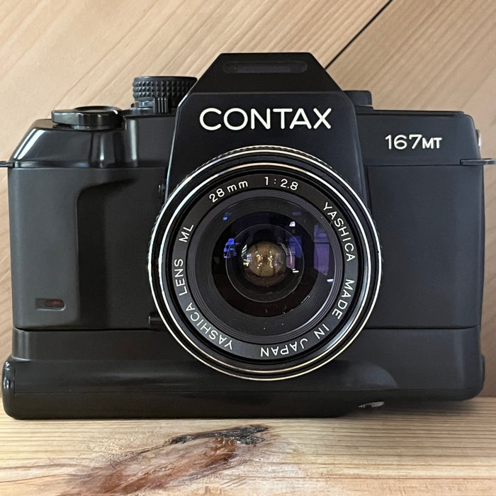 Contax 167 MT 35mm SLR W/28mm 1.7 lens (9617)