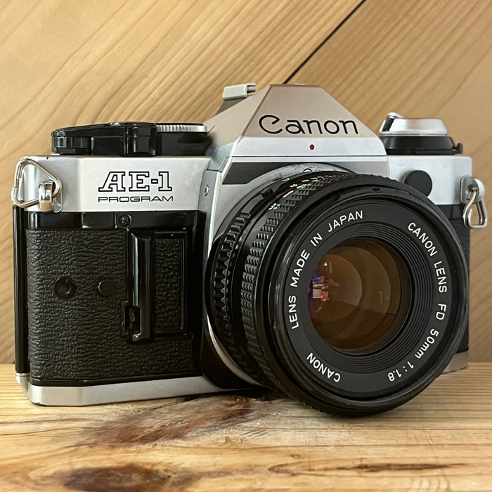 Canon AE-1 Program W/ 50mm 1.8 FD Lens (5144)