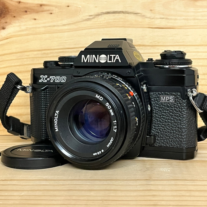 Minolta X-700 SLR 35mm Film Camera w/ 50mm f/1.7