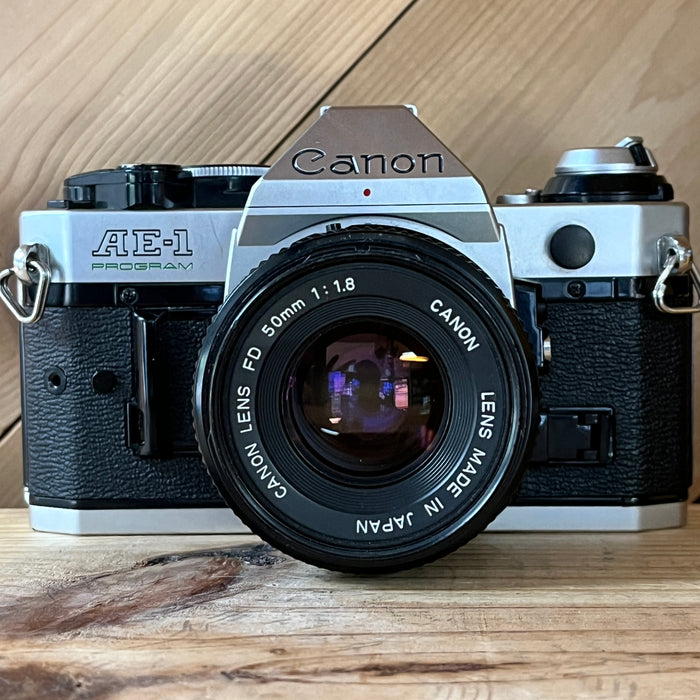 Canon AE-1 Program W/ 50mm 1.8 FD Lens (5170)