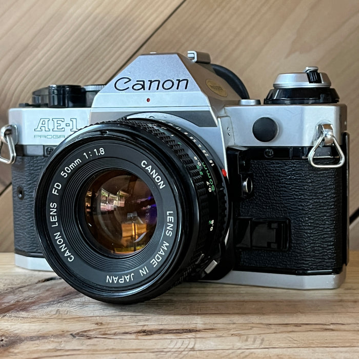 Canon AE-1 Program W/ 50mm 1.8 FD Lens (5170)