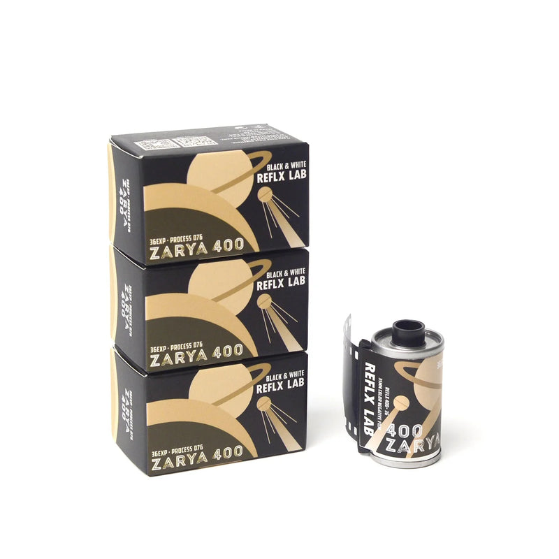 Zarya400 B&W 135 Film Reflx Lab Soviet Film - Single Roll (Svema Type 42 Ukraine)