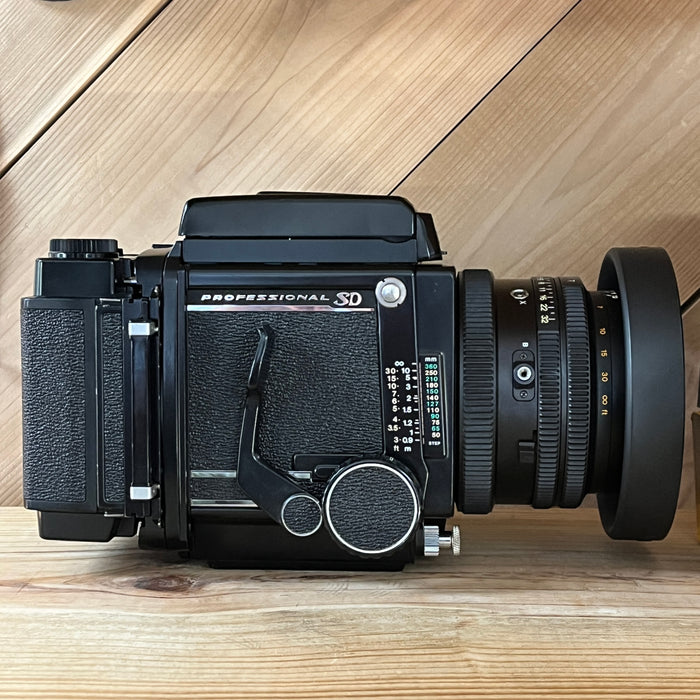 Mamiya RB67 Professional SD with 2 Lenses, waist level viewfinder