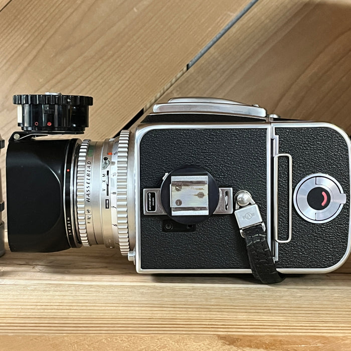 Hasselblad 500C with Carl Zeiss Planar 80mm f/2.8 Lens 250mm 5.6 & A12 Film Back & A16 S 4x4 Film Back (1779)