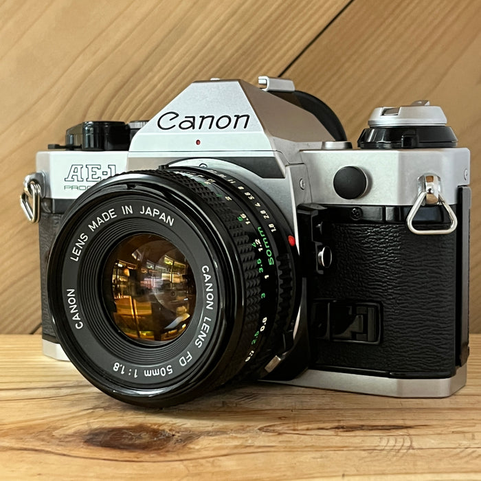 Canon AE-1 Program W/ 50mm 1.8 FD Lens (9288)