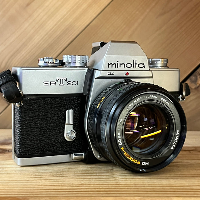Minolta SRT201 SLR w/ MD 50mm 1.4