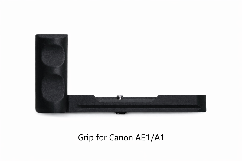 Wood Grip for Canon AE-1 with Arca Swiss mount | 3D Printed Wood - AE-1, A-1 Compatible