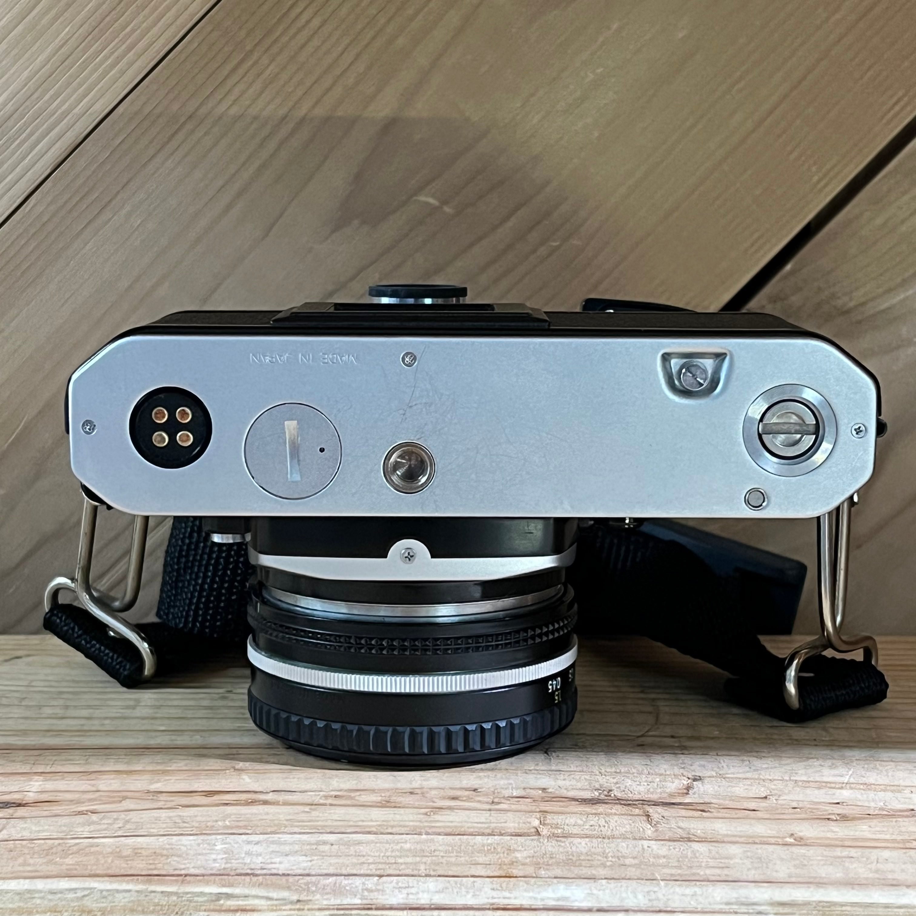 Nikon FM2 35mm SLR Film Camera with 50mm f/1.8 Nikkor Lens (Silver