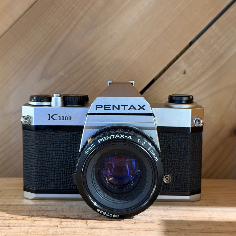 Pentax K1000 35mm SLR Film Camera w/ SMC Pentax-M 50mm f/2 Lens (5505680)