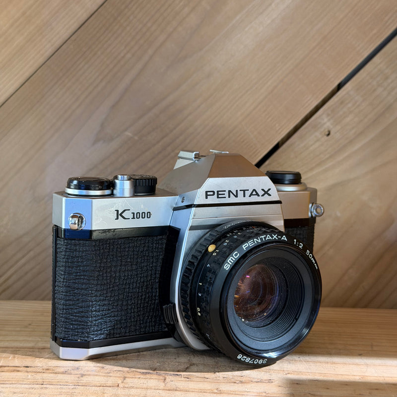 Pentax K1000 35mm SLR Film Camera w/ SMC Pentax-M 50mm f/2 Lens (5505680)