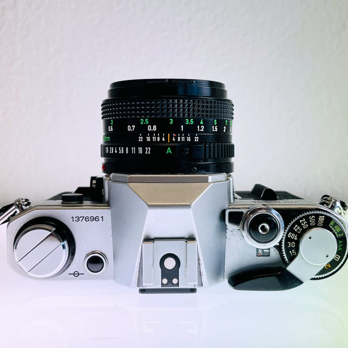 Canon AE-1 with Canon 50mm f/1.8 S#1376961