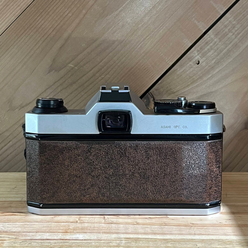 Pentax K1000 SE SLR Brown Leather Film Camera w/ 50mm f/2 Lens (6593875)