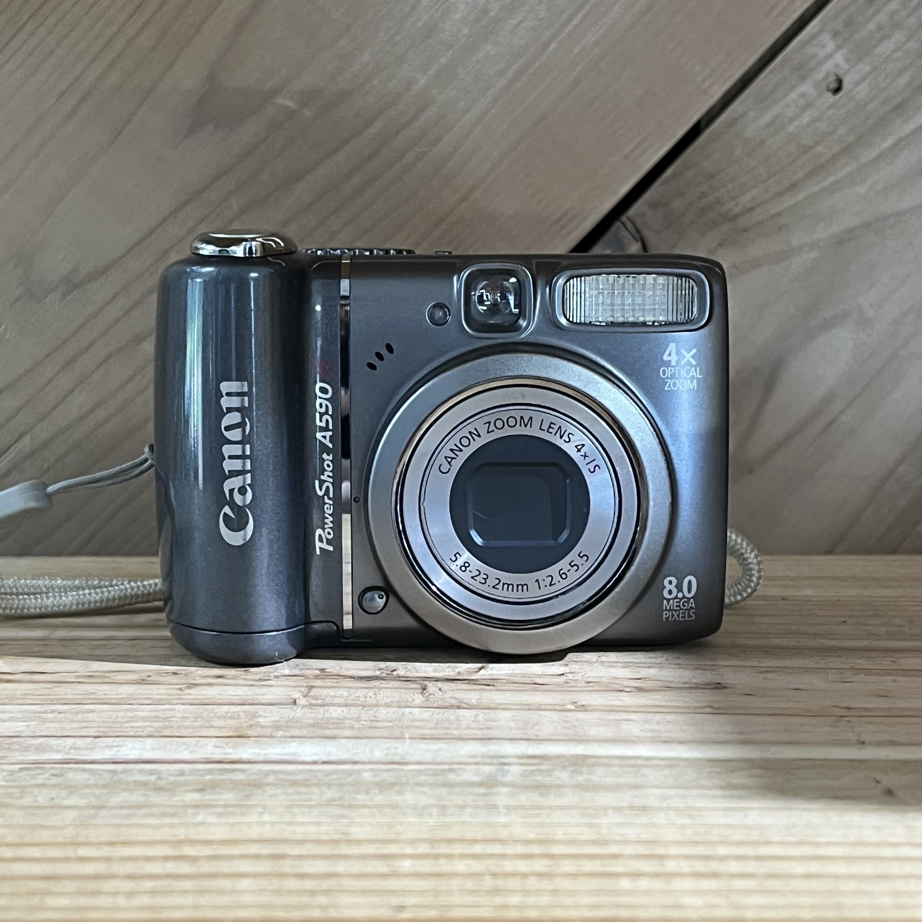 ■Canon PowerShot■ A590 IS ■動作確認■2GBカード付■ Canon PowerShot A590IS Digital Camera w/ 5.8–23.2mm f/2.6–5.5 Lens