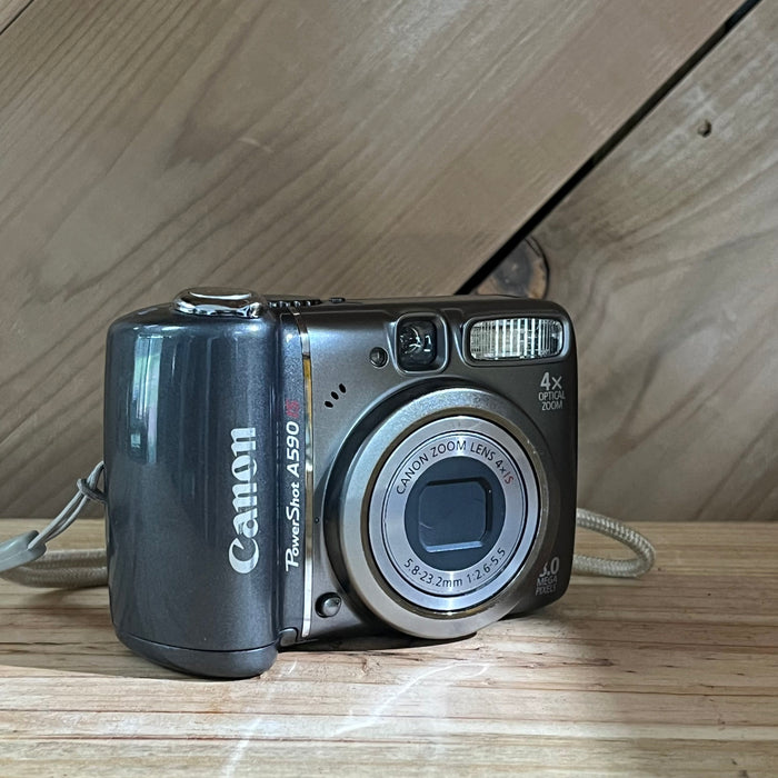 Canon PowerShot A590IS Digital Camera w/ 5.8–23.2mm f/2.6–5.5 Lens (2397215)