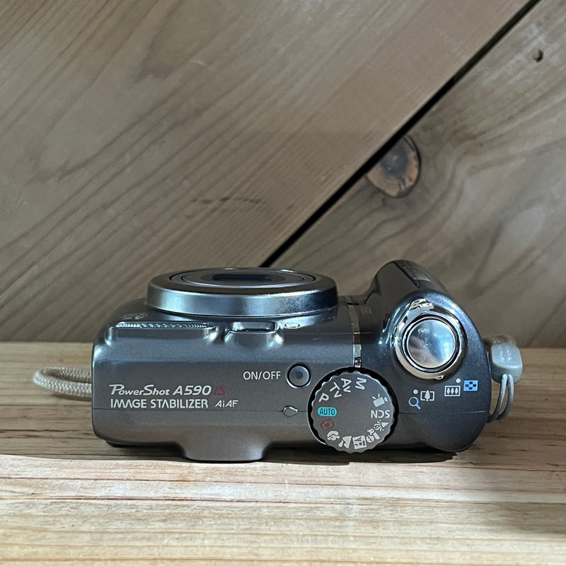 Canon PowerShot A590IS Digital Camera w/ 5.8–23.2mm f/2.6–5.5 Lens (2397215)