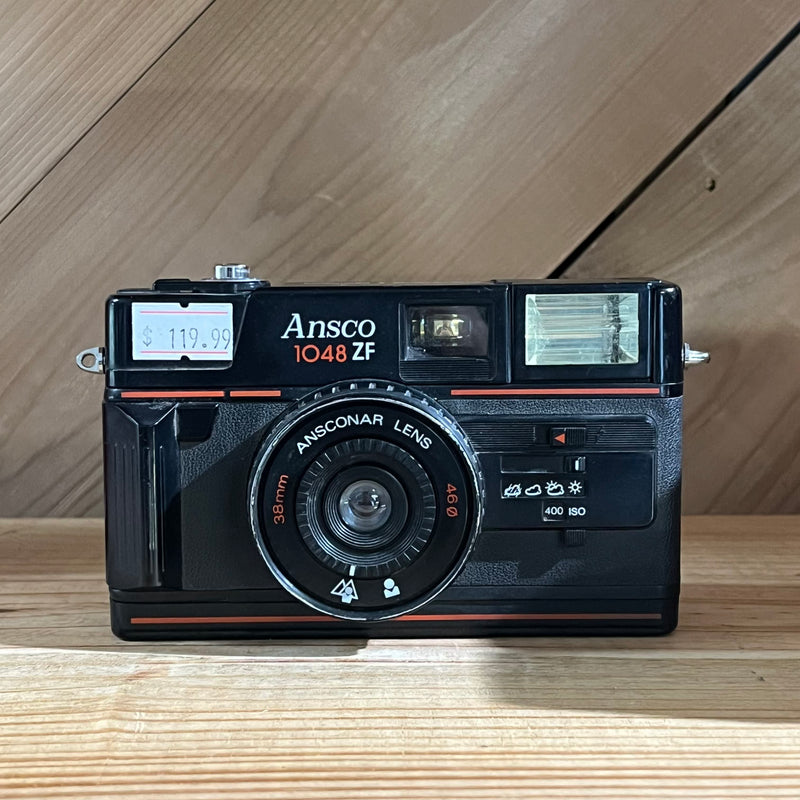 Ansco 1048 ZF 35mm Point & Shoot Camera w/ 38mm Fixed Lens (416525)