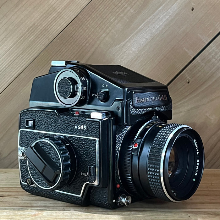 Mamiya 645 Medium Format Film Camera w/ Eye Level Finder + Waist Level Finder & 80mm f2.8 Lens (4J97238)