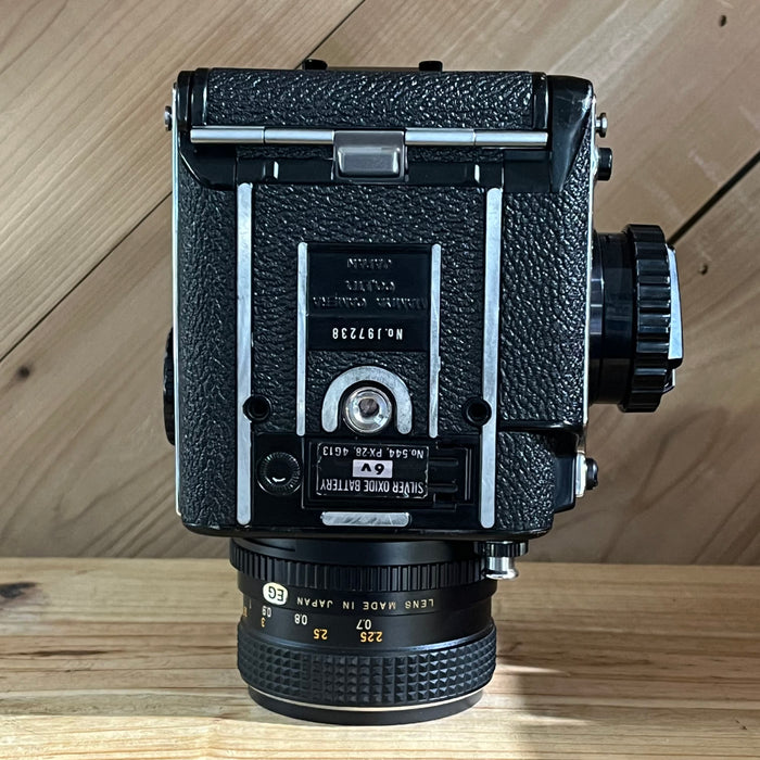 Mamiya 645 Medium Format Film Camera w/ Eye Level Finder + Waist Level Finder & 80mm f2.8 Lens (4J97238)
