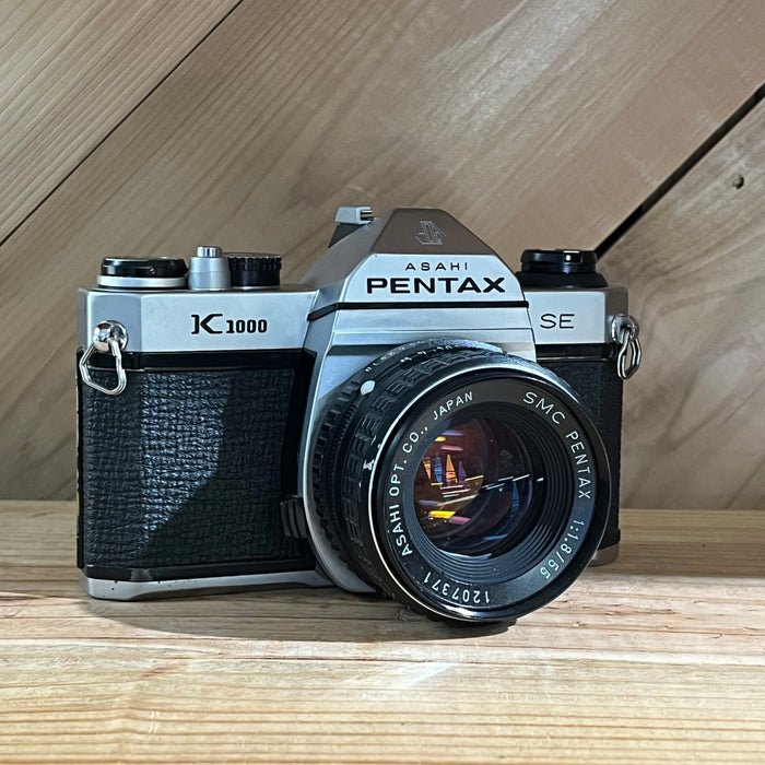 Pentax K1000 SE 35mm SLR w/ SMC Pentax 55mm f/1.8 Lens (7811041)