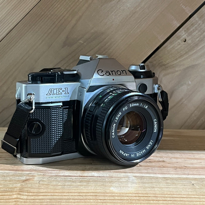 Canon AE-1 Program 35mm SLR w/ 50mm f/1.8 Lens (1205194)