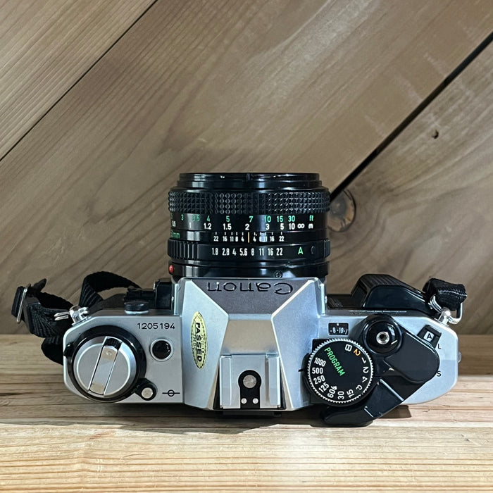 Canon AE-1 Program 35mm SLR w/ 50mm f/1.8 Lens (1205194)
