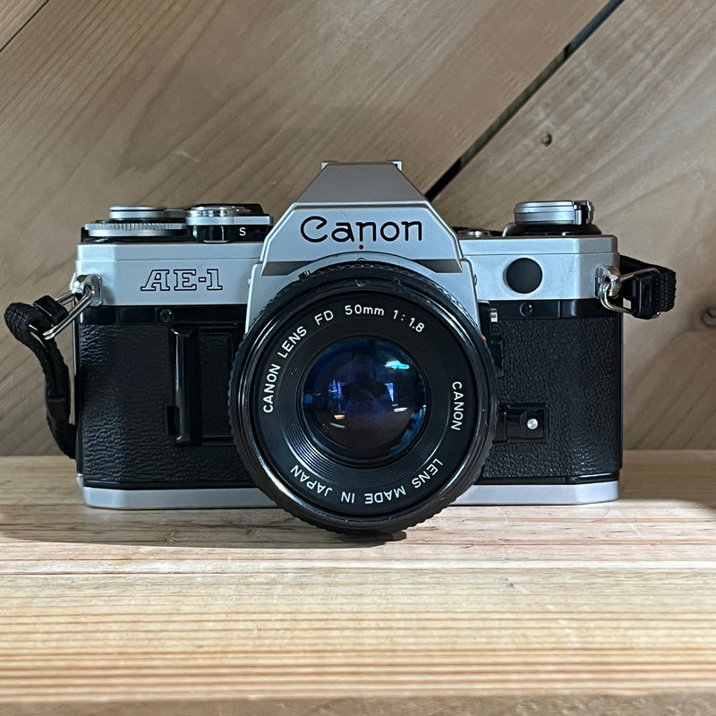 Canon AE-1 35mm SLR w/ 50mm f/1.8 Lens (5123815)
