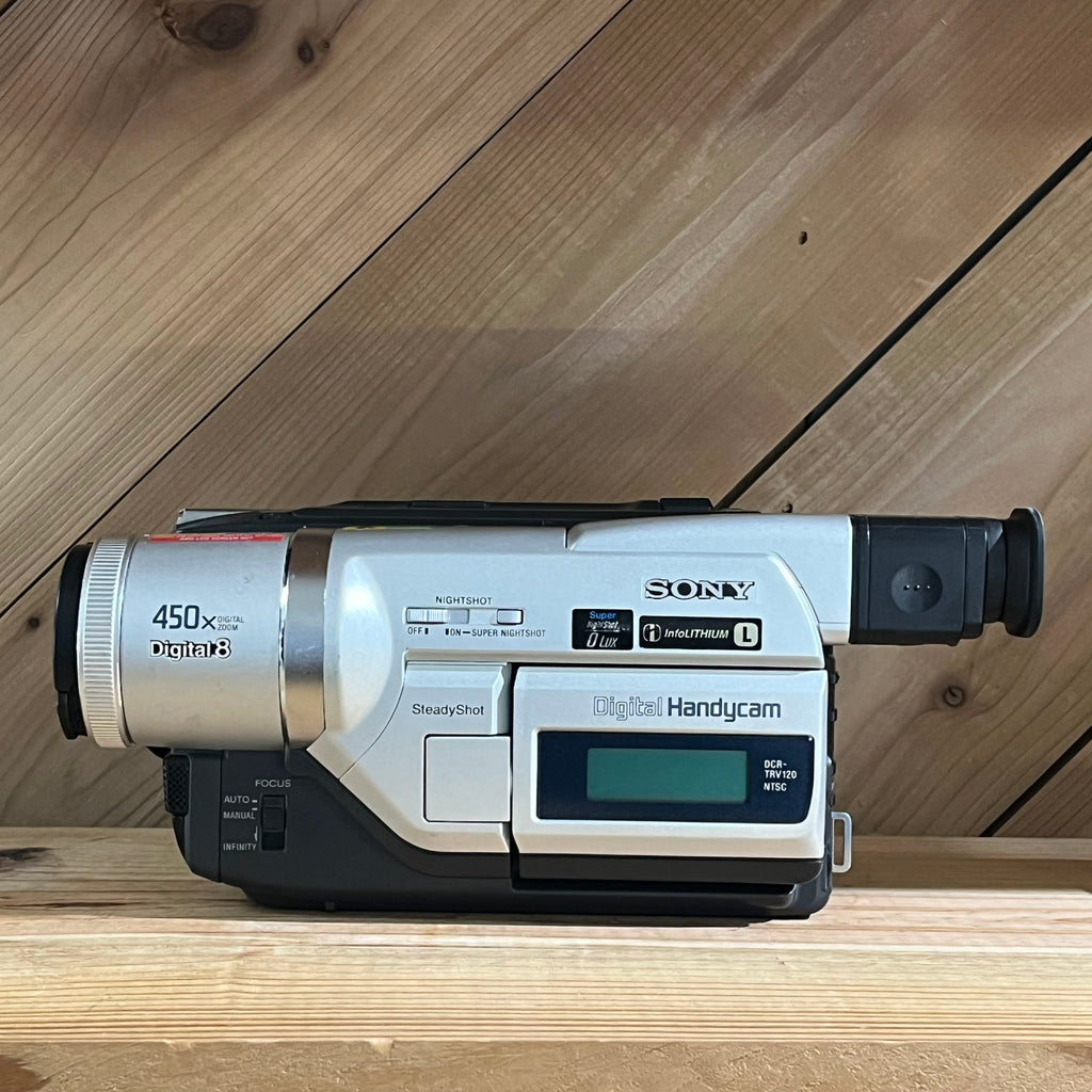 Sony DCR-TRV120 NTSC Digital8 Hi-8 Camcorder w/ 3.7–92.5mm Lens