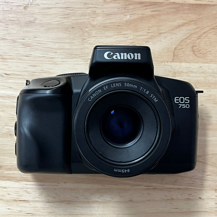Canon EOS 750 SLR Film Camera Body and 50mm lens