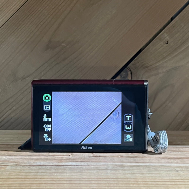 Nikon Coolpix S60 Digital Camera (Red) w/ Battery, Charger & Strap (38287432)
