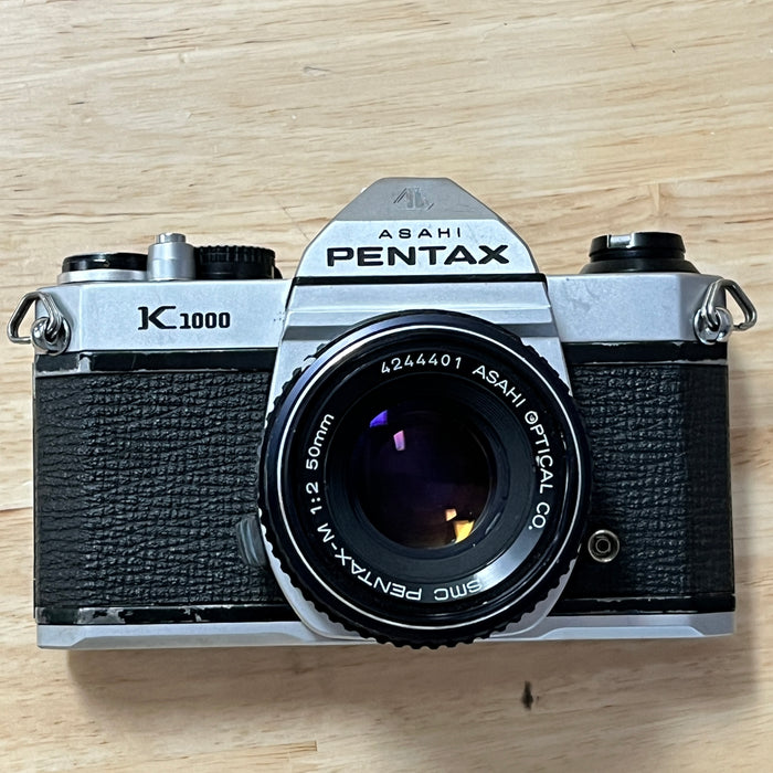 Pentax K1000 35mm Camera Body Only, Chrome
