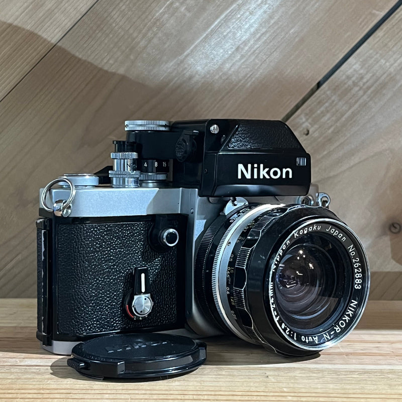 Nikon F2 Silver 35mm SLR w/ Nikkor 24mm f/2.8 Lens & DP-1 Finder (7145492)