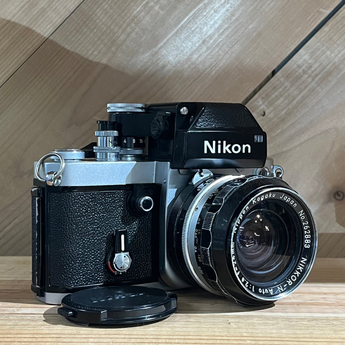 Nikon F2 Silver 35mm SLR w/ Nikkor 24mm f/2.8 Lens & DP-1 Finder (7145492)