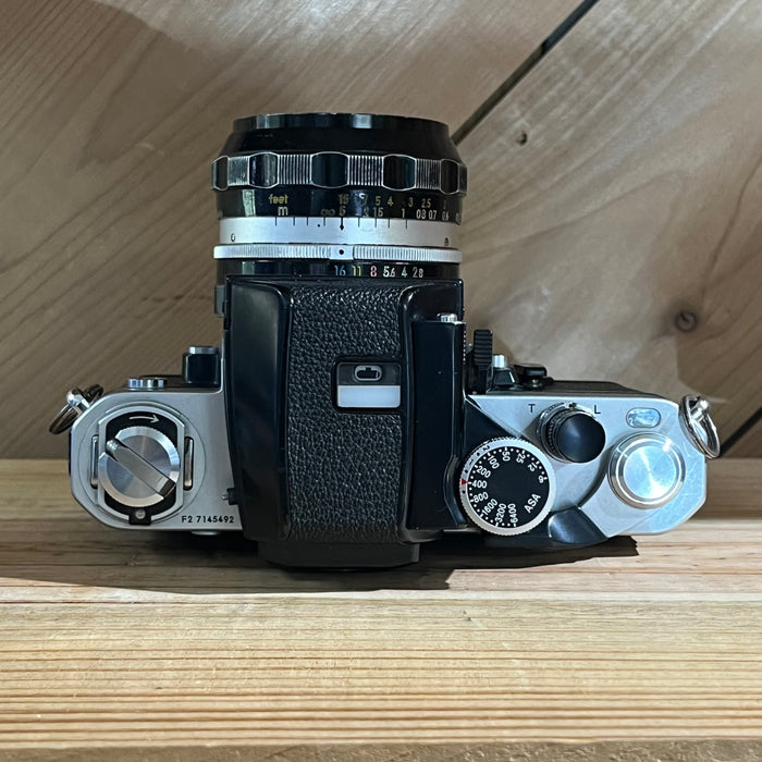 Nikon F2 Silver 35mm SLR w/ Nikkor 24mm f/2.8 Lens & DP-1 Finder (7145492)