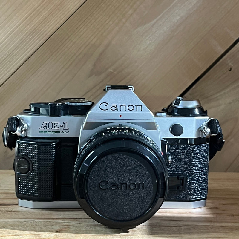 Canon AE-1 Program 35mm SLR w/ Canon 50mm f/1.8 Lens (3285974)