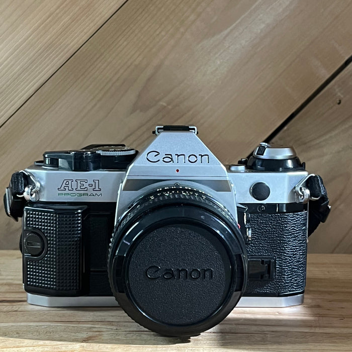 Canon AE-1 Program 35mm SLR w/ Canon 50mm f/1.8 Lens (3285974)