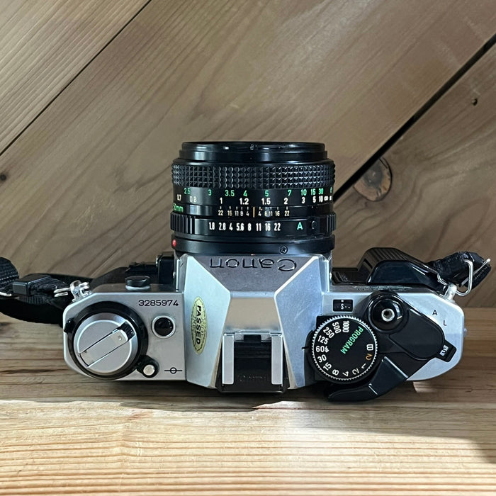 Canon AE-1 Program 35mm SLR w/ Canon 50mm f/1.8 Lens (3285974)