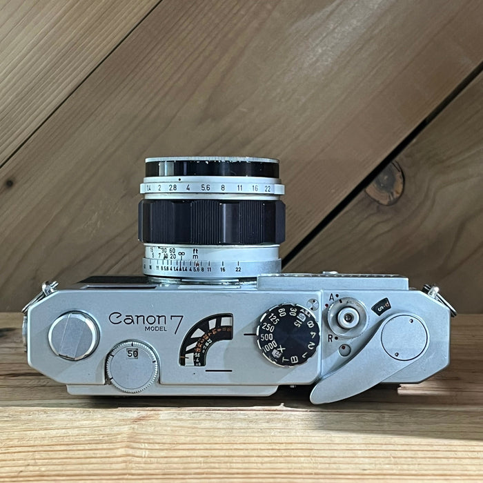 Canon Model 7 Rangefinder w/ Canon 50mm f/1.4 Lens & 100mm f/3.5 Lens (814130)